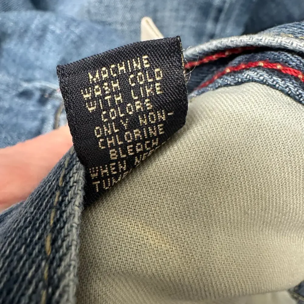 Banana Republic Jeans Relaxed Fit‎ Button Fly Mens 34x30 (35x29 ACTUAL) Denim